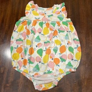 Organic Cotton Bubble Romper (6-9M)